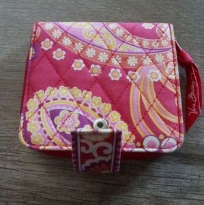 Vera Bradley pink card wallet